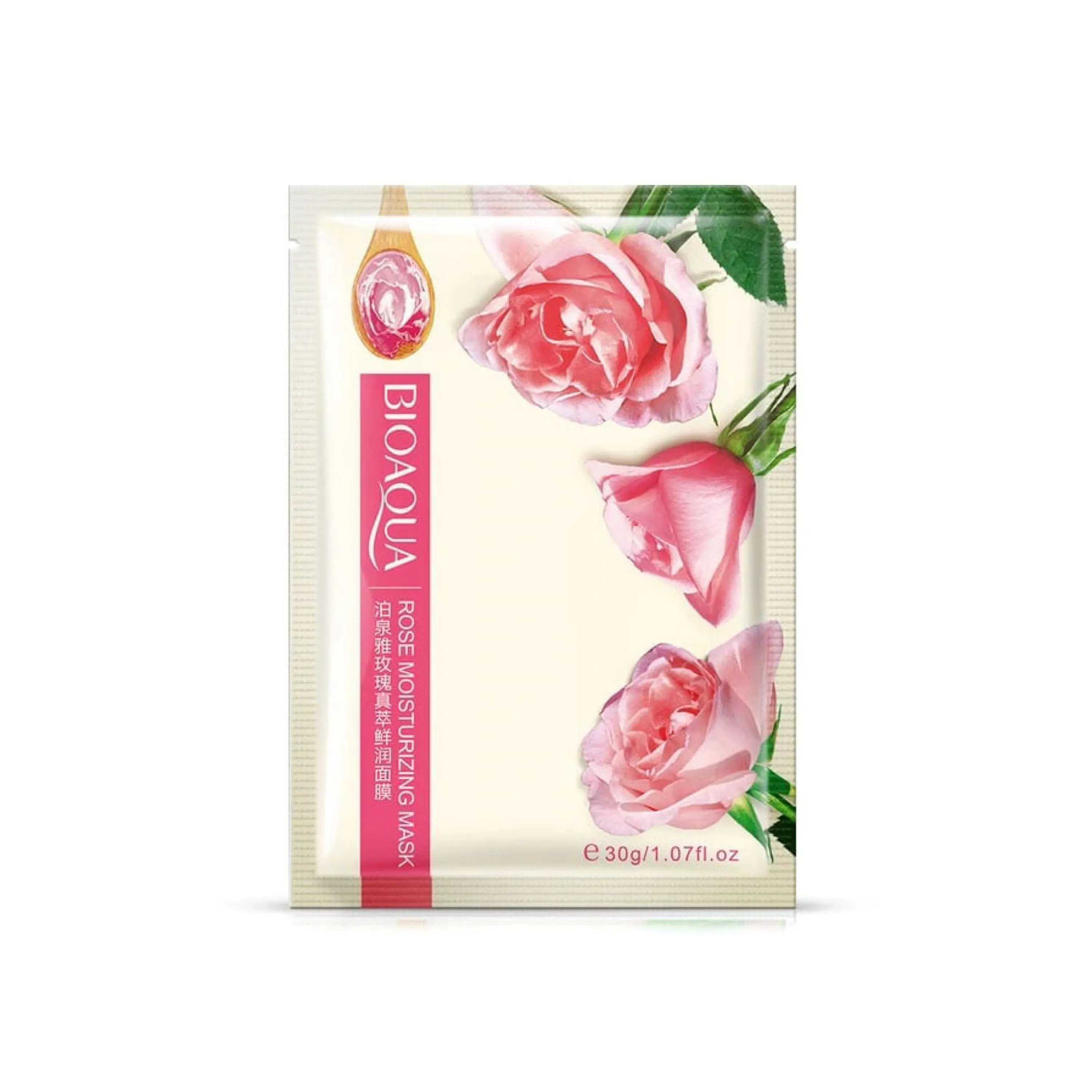 ماسک گل سرخ حاوی هیالورونیک اسید