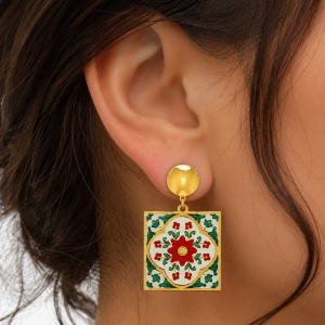 گوشواره رزینی زنانه نغمه بهار