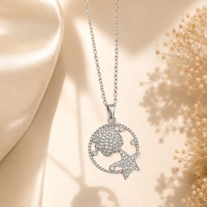 گردنبند زنانه استیل راز دریا